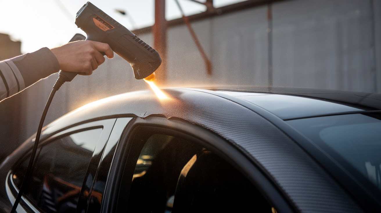 vinyl wrap heat gun