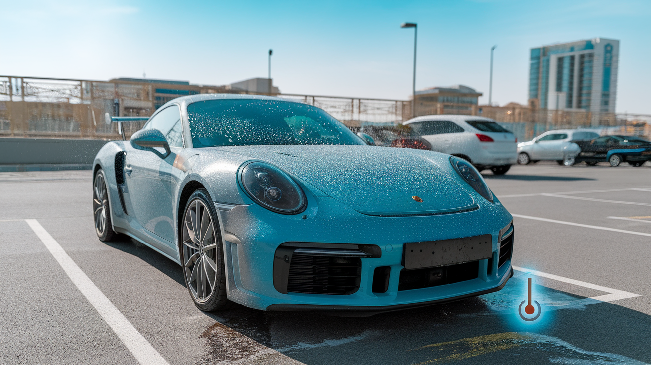 protect car wrap in heat