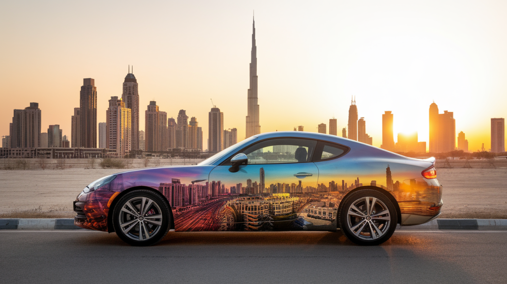 Dubai car wrap