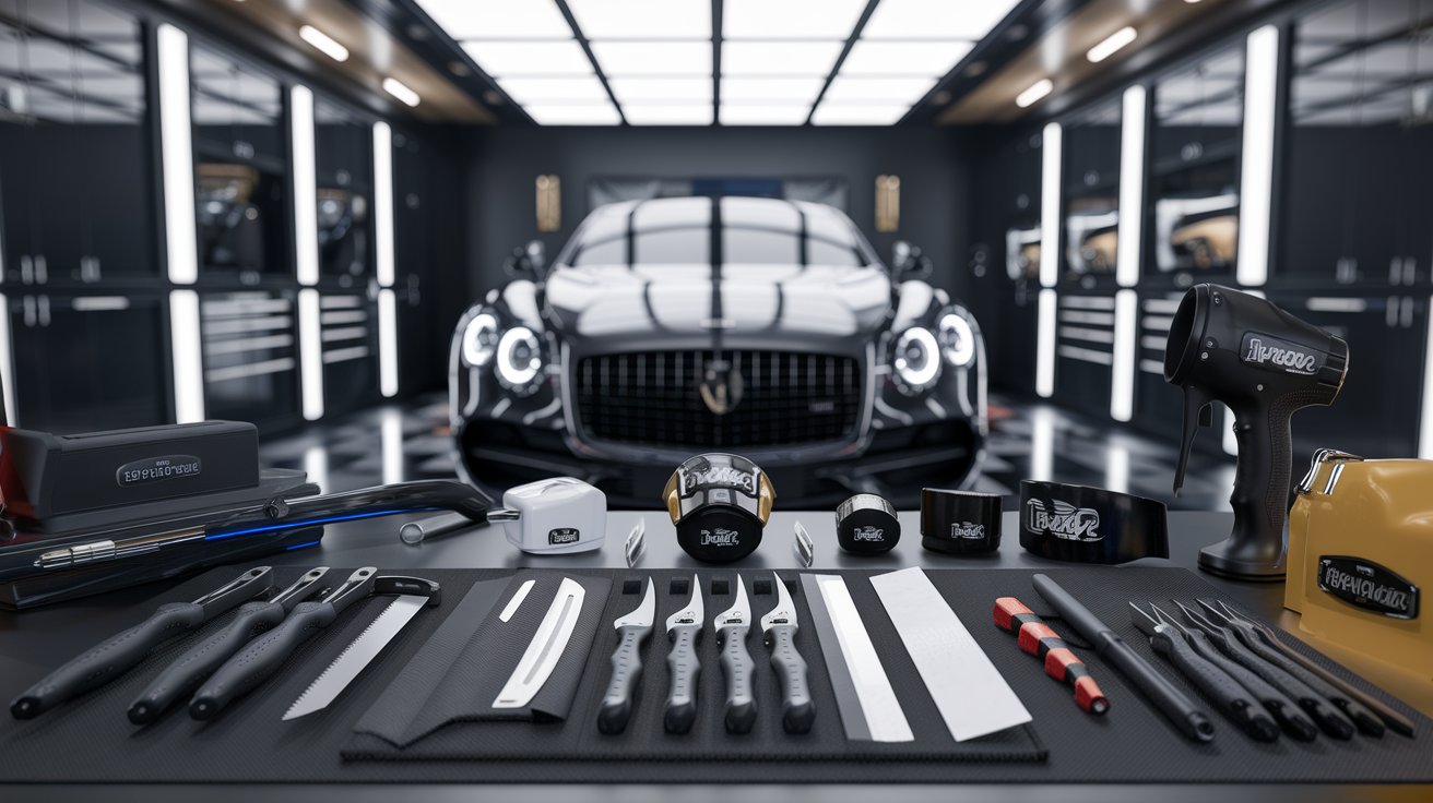 Vinyl wrap equipment setup