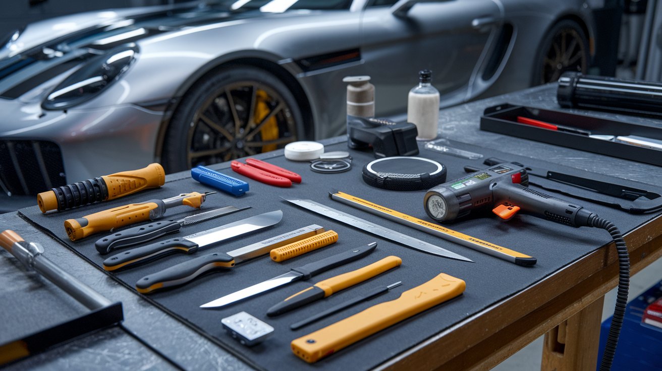 Professional car wrap toolkit